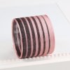 MingRibbon wholesale Ready stock 4 colors stripe mesh organza ribbon sheer ribbon for cake decorations