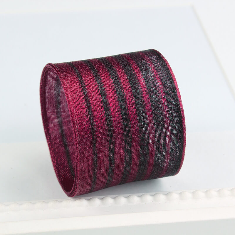 stripe mesh ribbon for cake decorations (6)