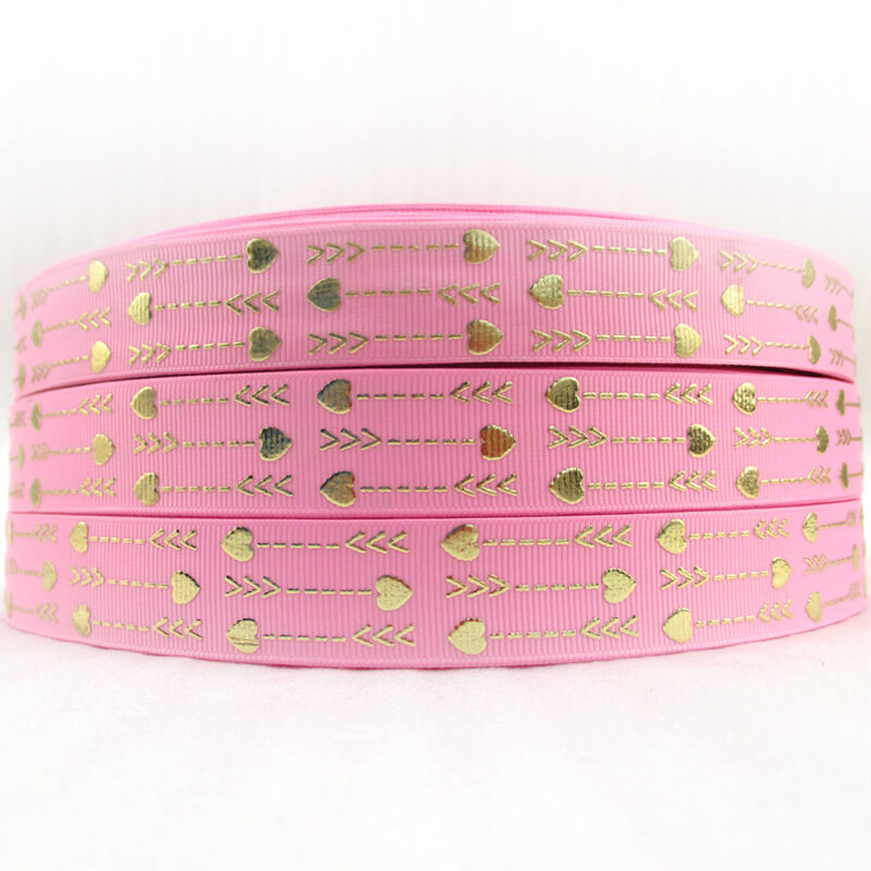 22mm printed ribbon valentine ribbon (1)