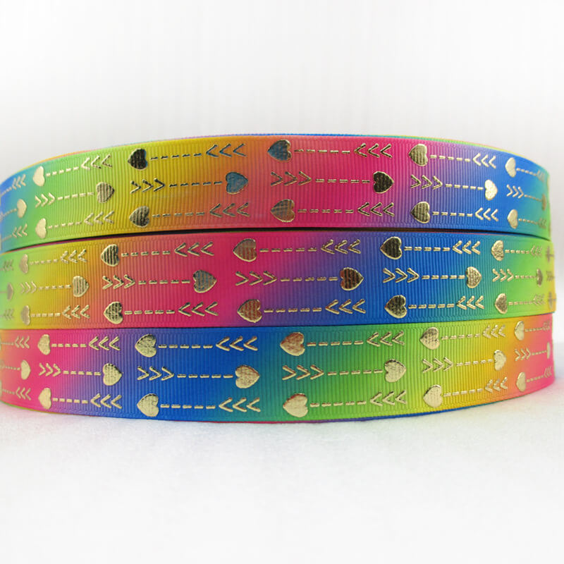 22mm printed ribbon valentine ribbon (6)