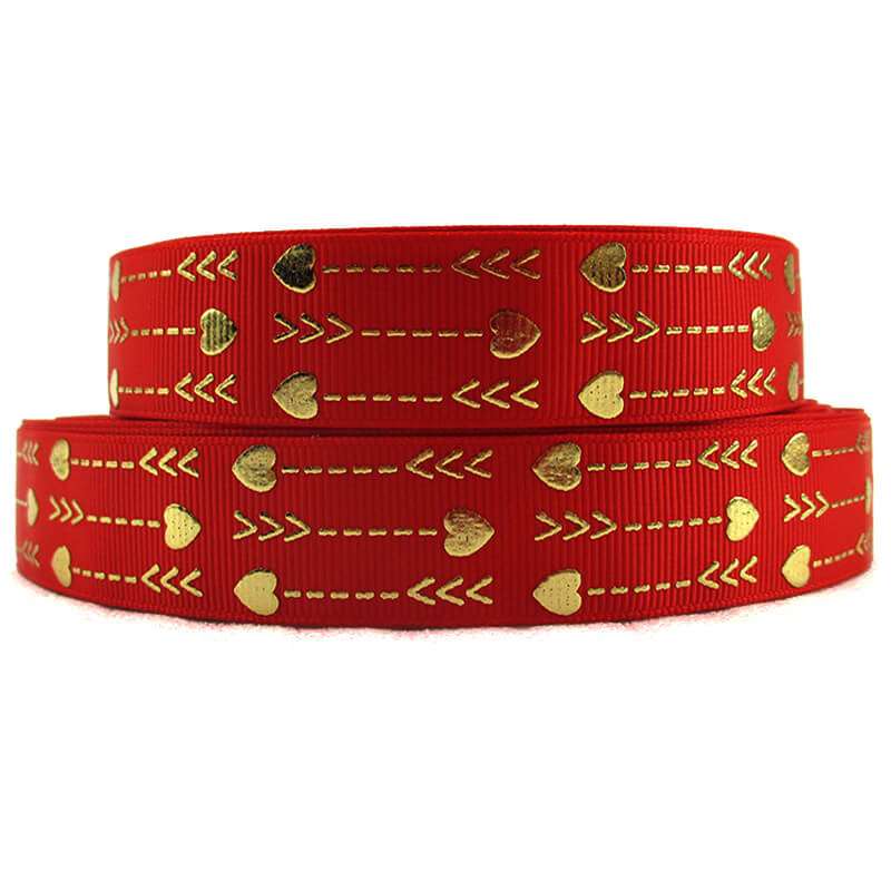 22mm printed ribbon valentine ribbon (7)