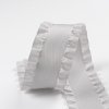 MingRibbon wholesale double ruffle ribbon, frill ribbon, polyester decorative pleated ribbon 50 yards/roll