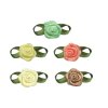 MingRibbon Ready stock 10 mm satin ribbon rose flowers wholesale 21 colors available