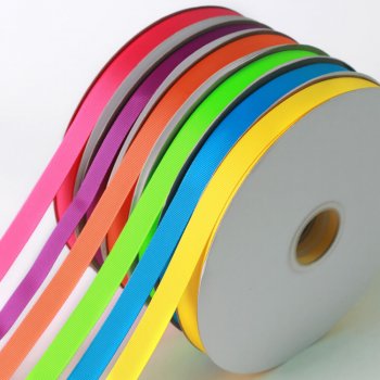 In stock highest-quality 196 colors available 6 to 100 mm width grosgrain ribbon roll (100 yards/roll)