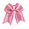 8 inches cheer bow with elastic band | football team bows