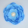 MingRibbon Ready stock 10 cm diameter handmade fabric flower with pearl 20 colors available