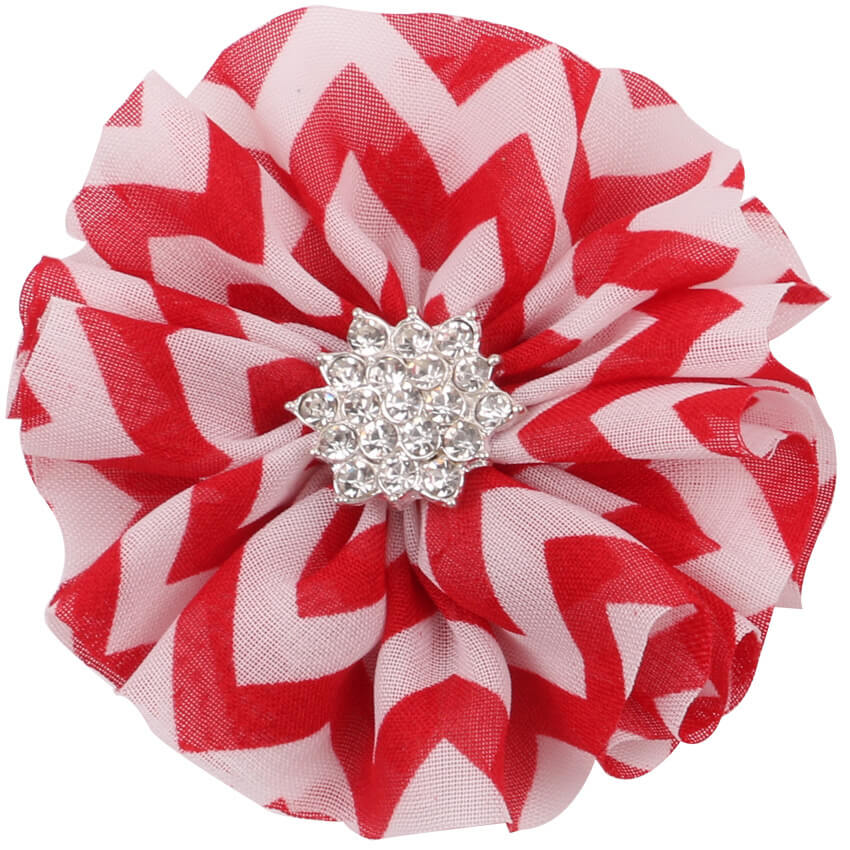 6cm chiffon flower