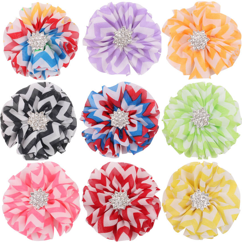 6cm chiffon flower (10)