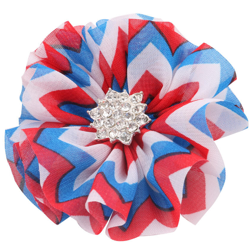 6cm chiffon flower