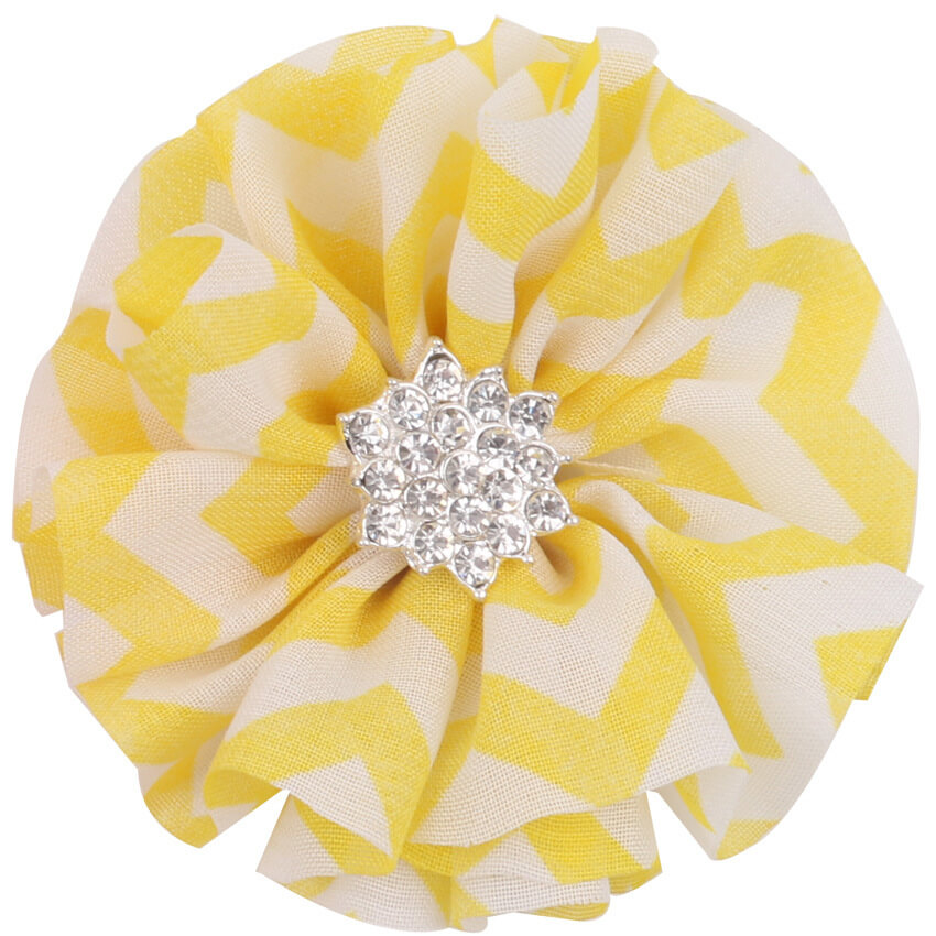 6cm chiffon flower