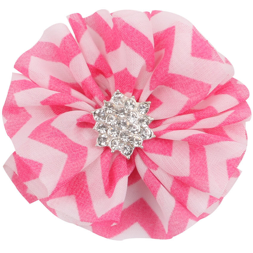 6cm chiffon flower