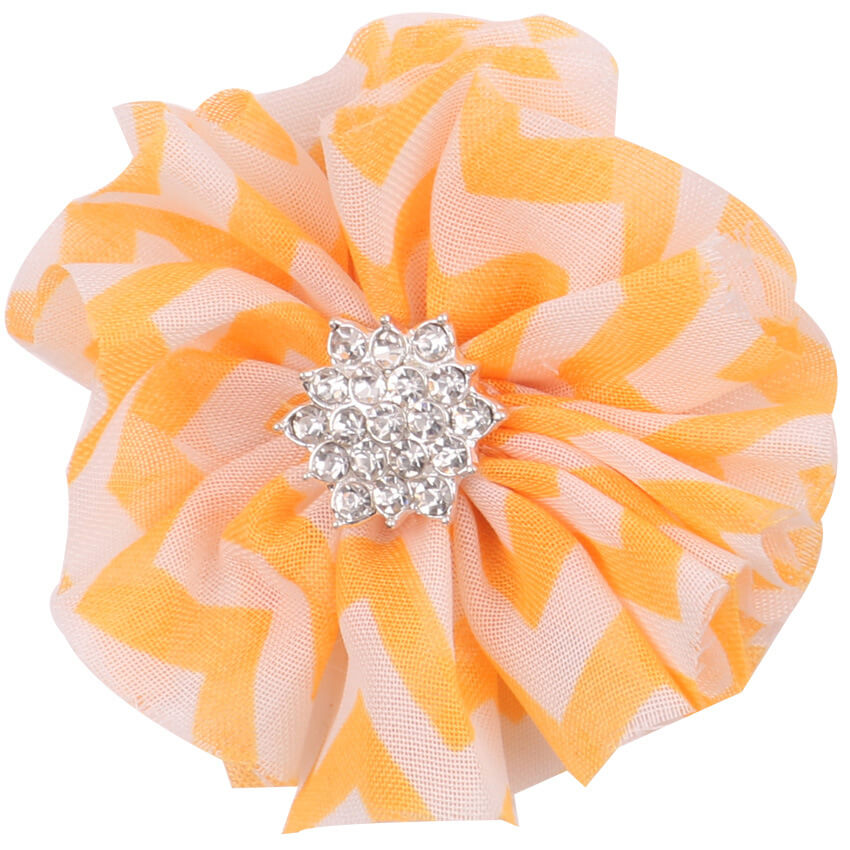 6cm chiffon flower