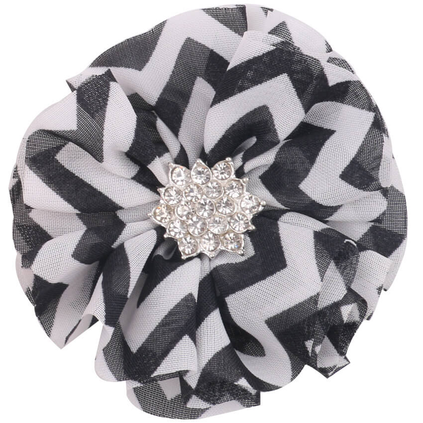 6cm chiffon flower