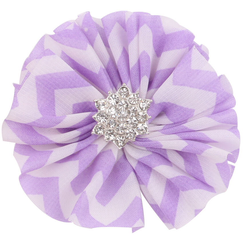 6cm chiffon flower