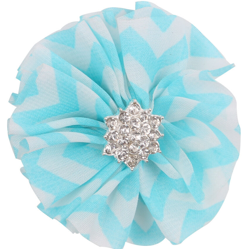 6cm chiffon flower