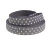 MingRibbon 5/8″ polka dots elastic ribbon, 15mm fold over elastic ribbon with dots