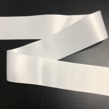 MingRibbon High Density 38mm White Ribbon For Sublimation, 1.5 Inches Blank Sublimation Ribbon