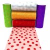 MingRibbon Ready Stock 6 inches Dots Printed Tulle Fabric 5 colors available
