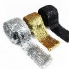 MingRibbon 7.5 cm wide Elastic Sequin Ribbon, sequin border ribbon trim