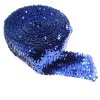 MingRibbon 7.5 cm wide Elastic Sequin Ribbon, sequin border ribbon trim