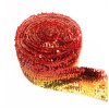 MingRibbon 8cm Elastic Sequin Ribbon, 3-color ombre sequin border ribbon trim