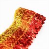 MingRibbon 8cm Elastic Sequin Ribbon, 3-color ombre sequin border ribbon trim