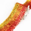 MingRibbon 8cm Elastic Sequin Ribbon, 3-color ombre sequin border ribbon trim