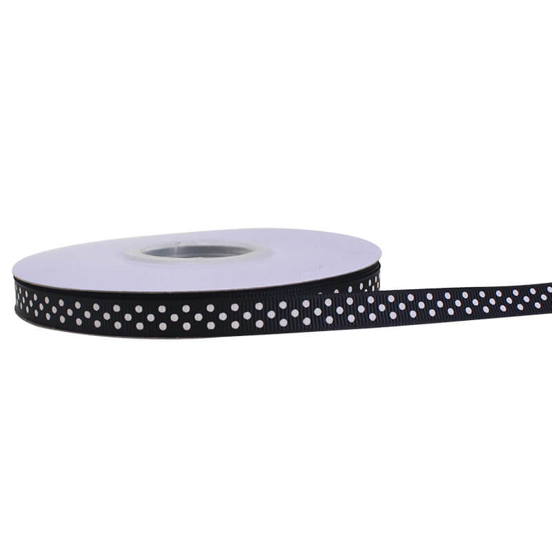 mingribbon 9mm polka dots grosgrain ribbon (10)