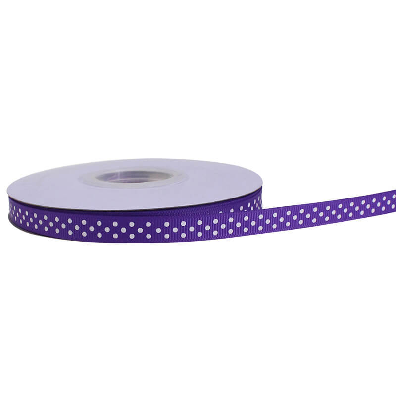 mingribbon 9mm polka dots grosgrain ribbon (2)