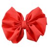 MingRibbon Wholesale Ready Stock 11 cm wide chiffon fabric bow tie/pre made bow tie for DIY – 16 colors available