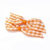 MingRibbon 2″ pre made ribbon bows, mini gingham bow, plaid bow for gift decorations