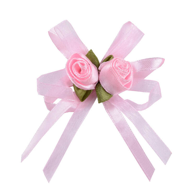 mingribbon organza flower for wedding' (3)