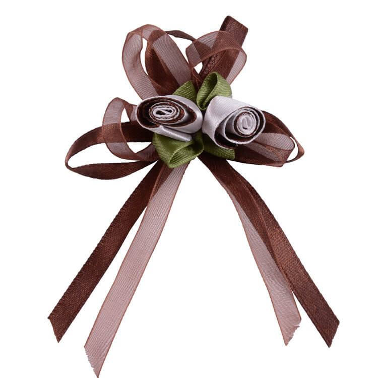 mingribbon organza flower for wedding
