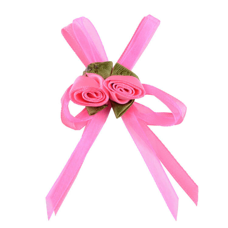 mingribbon organza flower for wedding