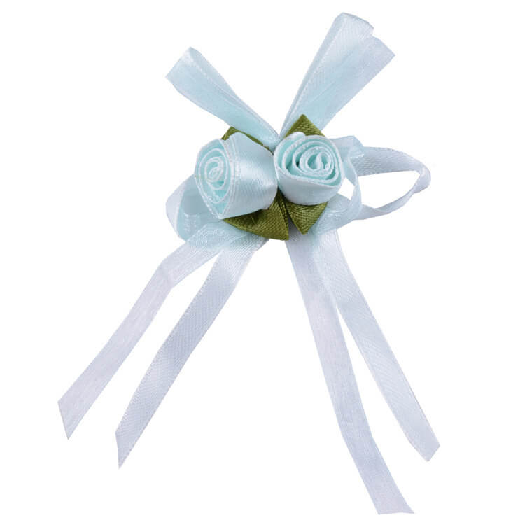 mingribbon organza flower for wedding