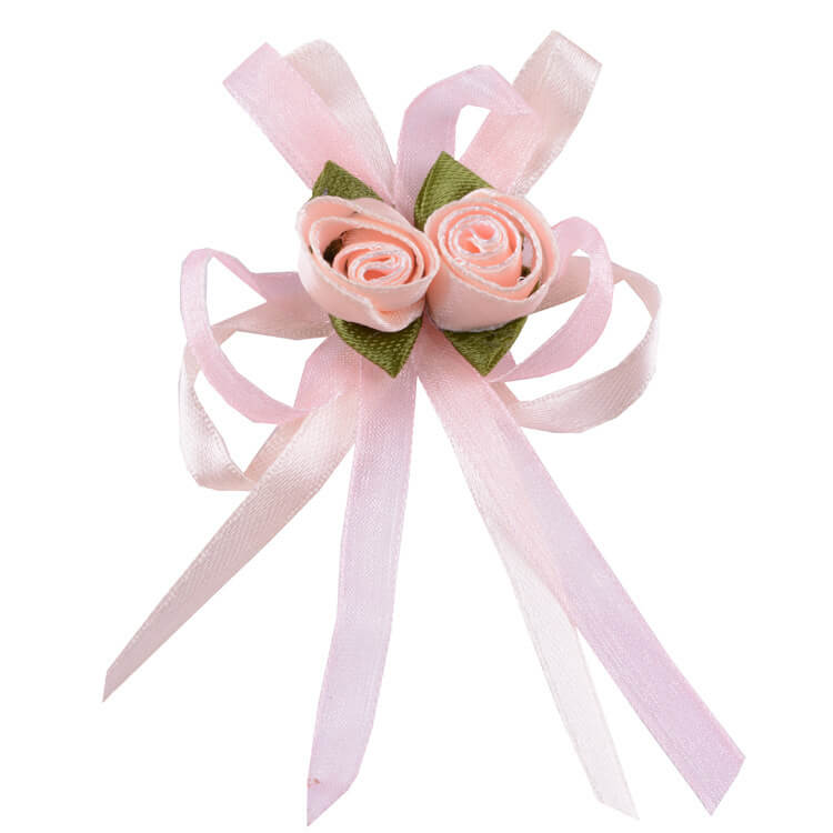 mingribbon organza flower for wedding