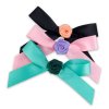 MingRibbon custom made perfume ribbon bows, ribbon bow with elastic band loop for bottle decorations