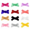 MingRibbon Wholesale ready stock 3″ velvet bows, red velvet hair bow with clip