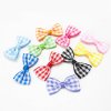 MingRibbon custom made mini gingham bows, plaid bows for candy decorations