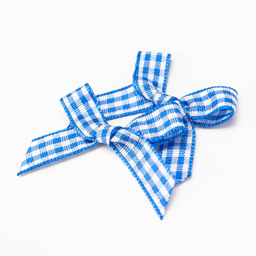 plaid ribbon bow (10)