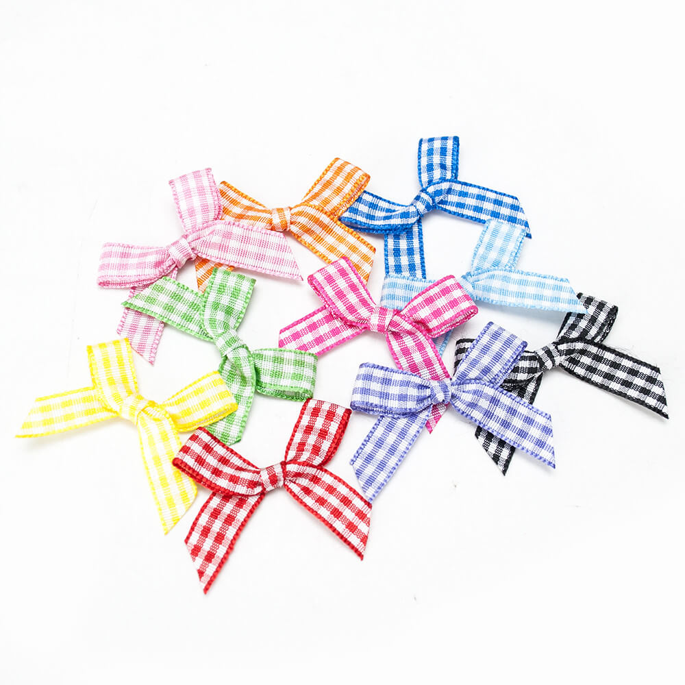 plaid ribbon bow (4)