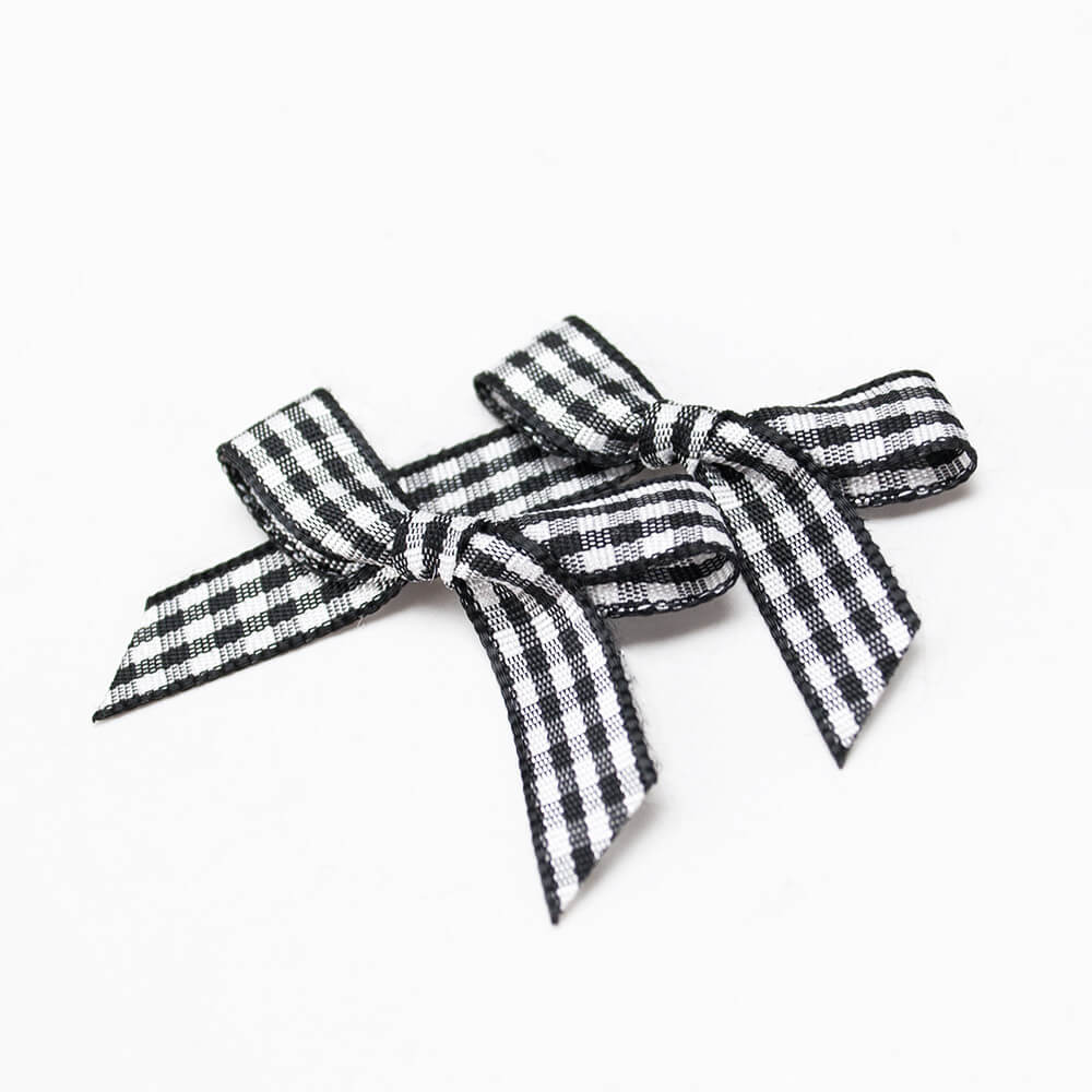 plaid ribbon bow (9)
