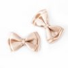 MingRibbon custom double bows, pre made satin bows, handmade ribbon bows for DIY – 196 colors available