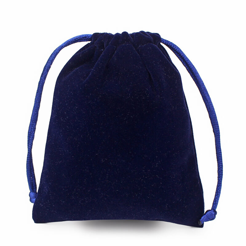 drawstring velvet pouch