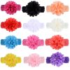 Chiffon Flowers With Band | Baby Girls Headband
