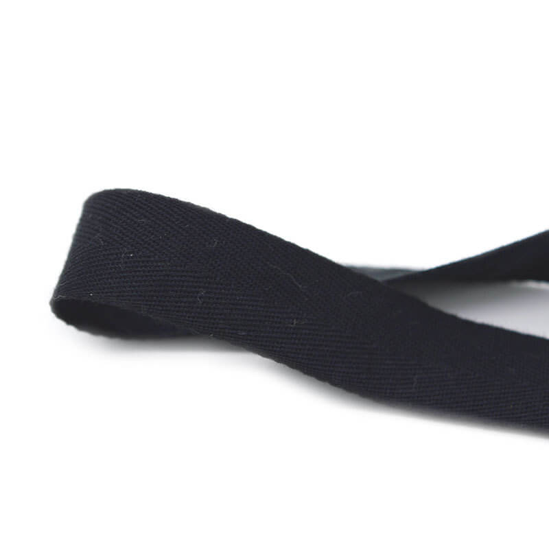 MingRibbon high density 25mm organic Cotton Herringbone Ribbon (2)