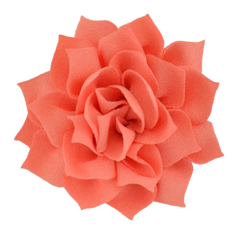 Mingribbon 8cm diameter chiffon flower