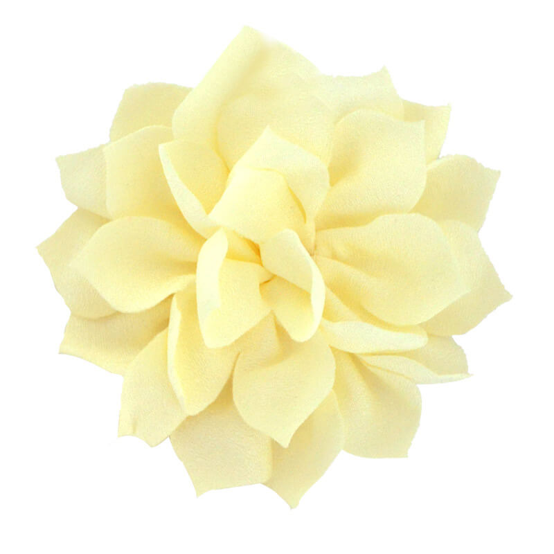 Mingribbon 8cm diameter chiffon flower