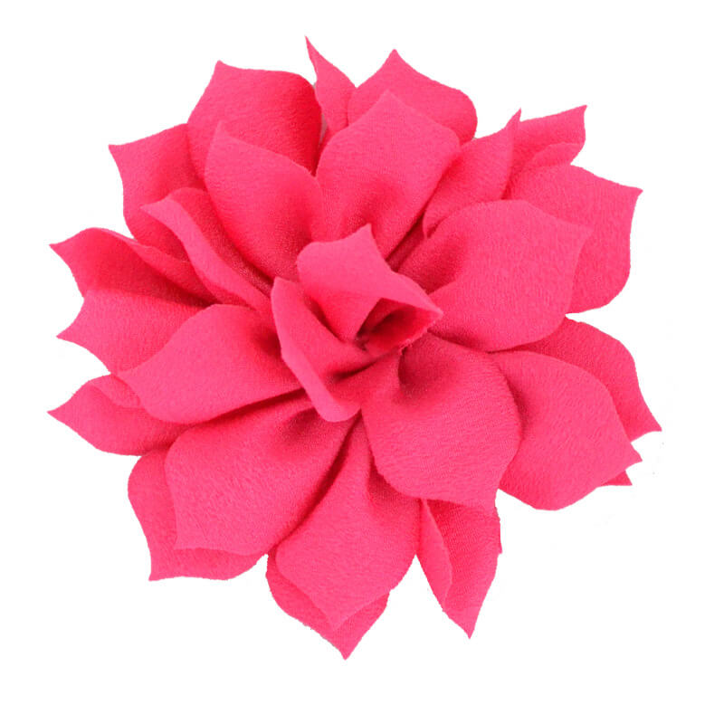 Mingribbon 8cm diameter chiffon flower