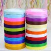 MingRibbon Ready Stock 13mm nylon organza ribbon roll 66 colors available